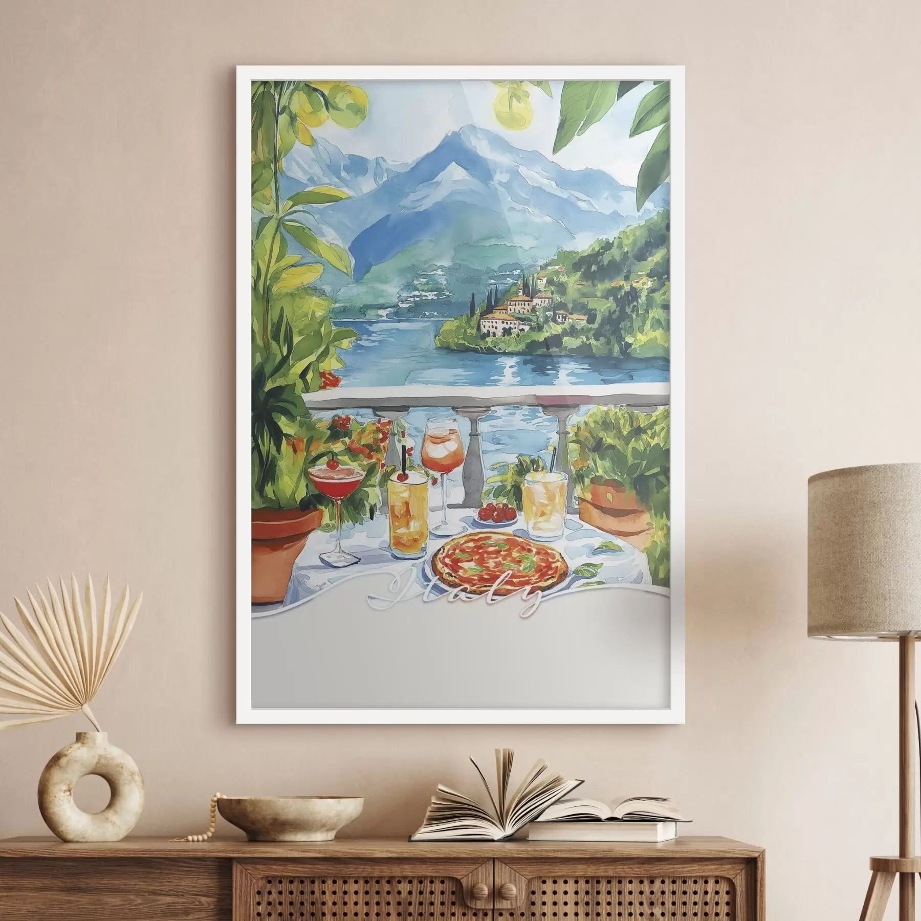 Papier peint Montagnes et amour f42434