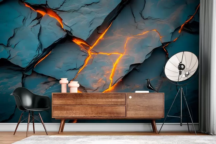 Papier peint Roches volcaniques w02761