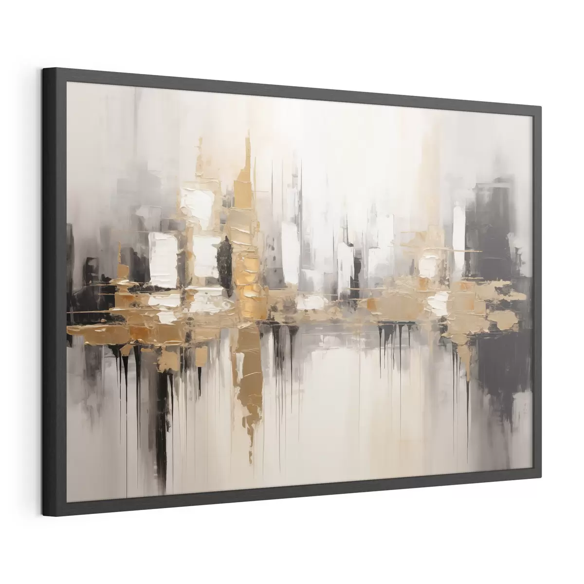 Poster Reflets de ville ambrés f42628