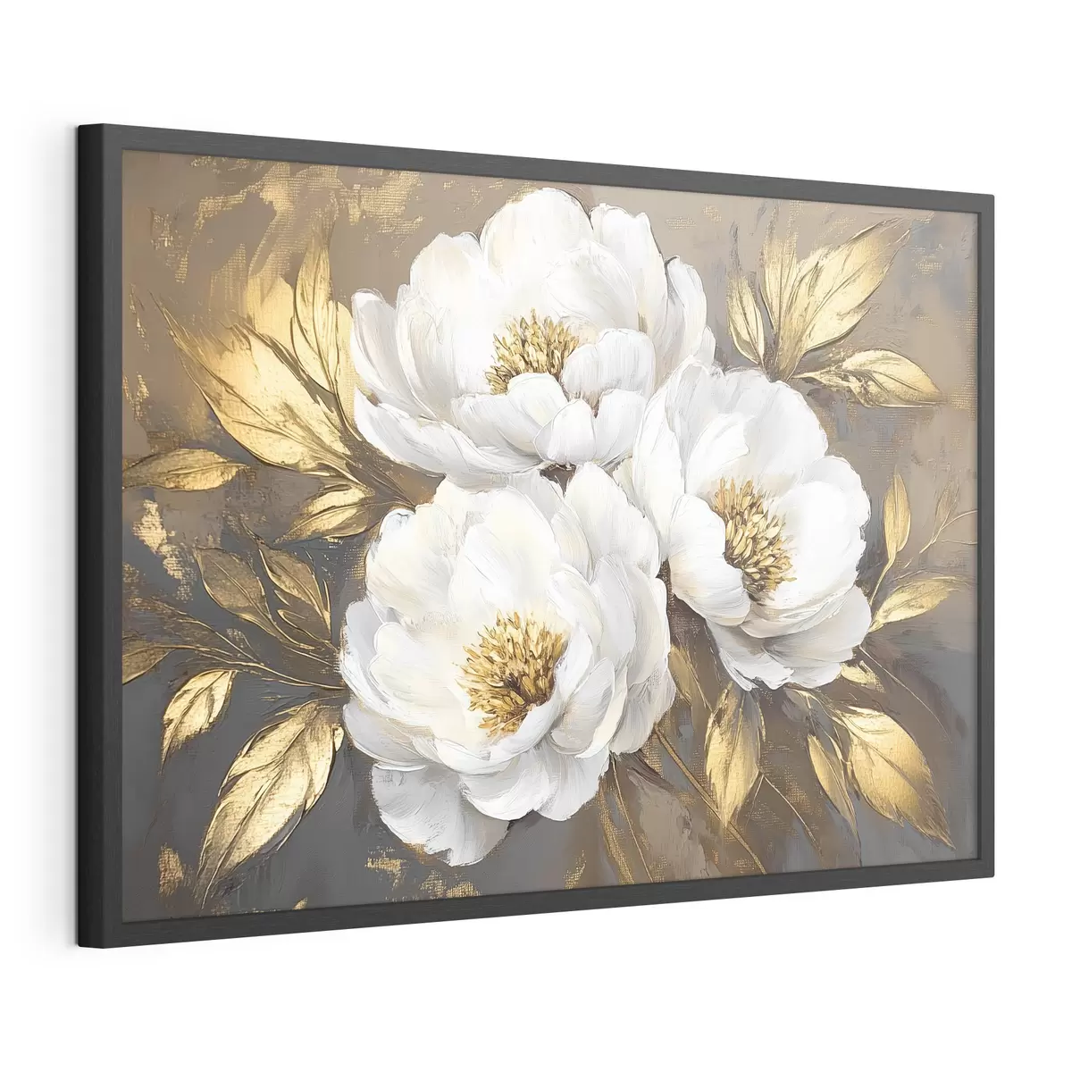 Poster Trois fleurs blanches f42604