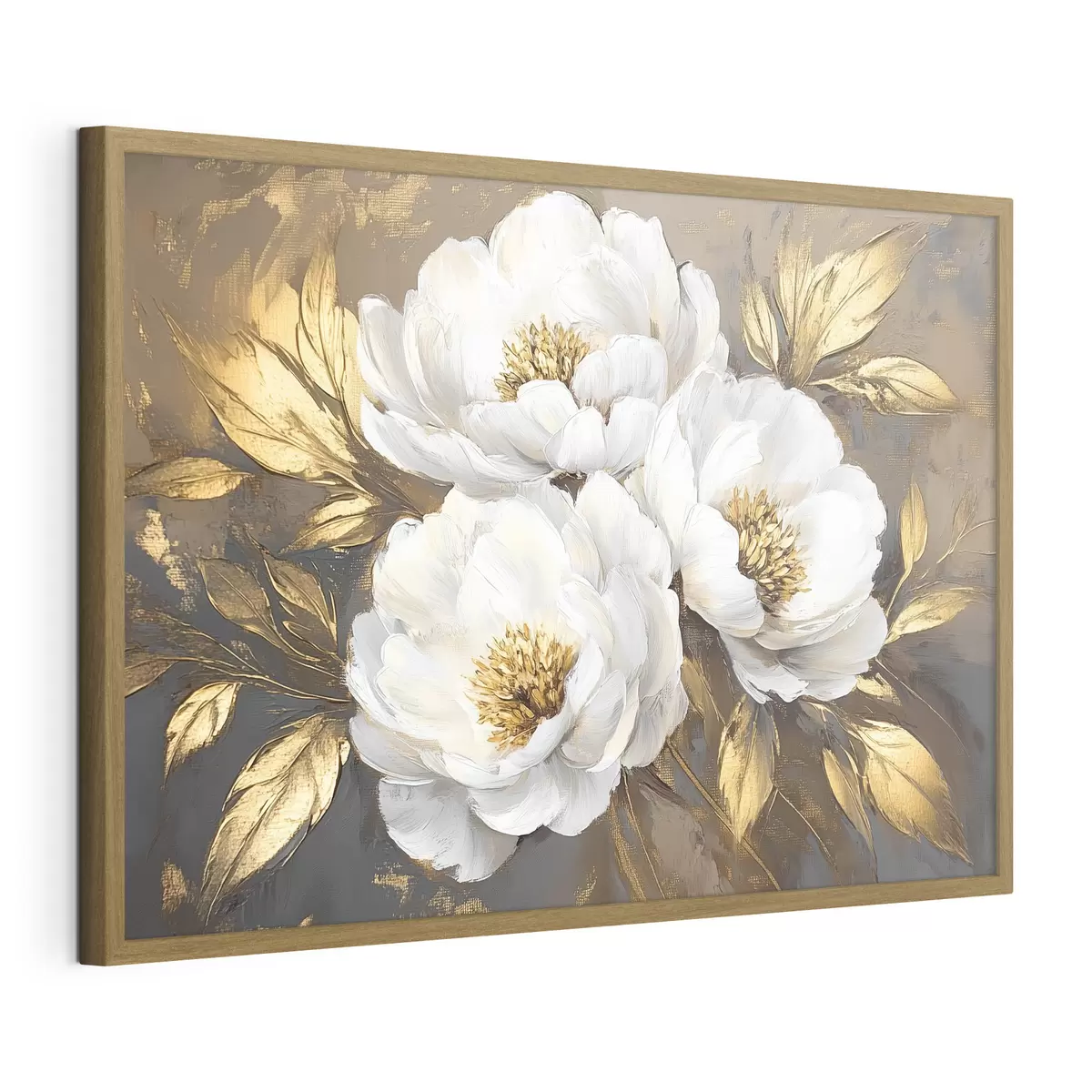 Poster Trois fleurs blanches f42604