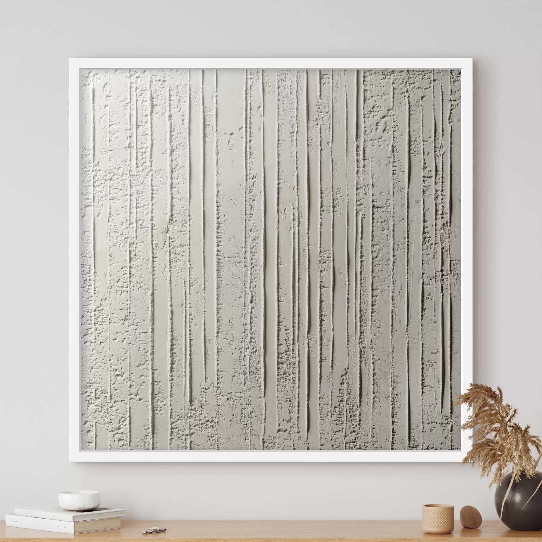 Papier peint Abstraction monochrome texturée f42614