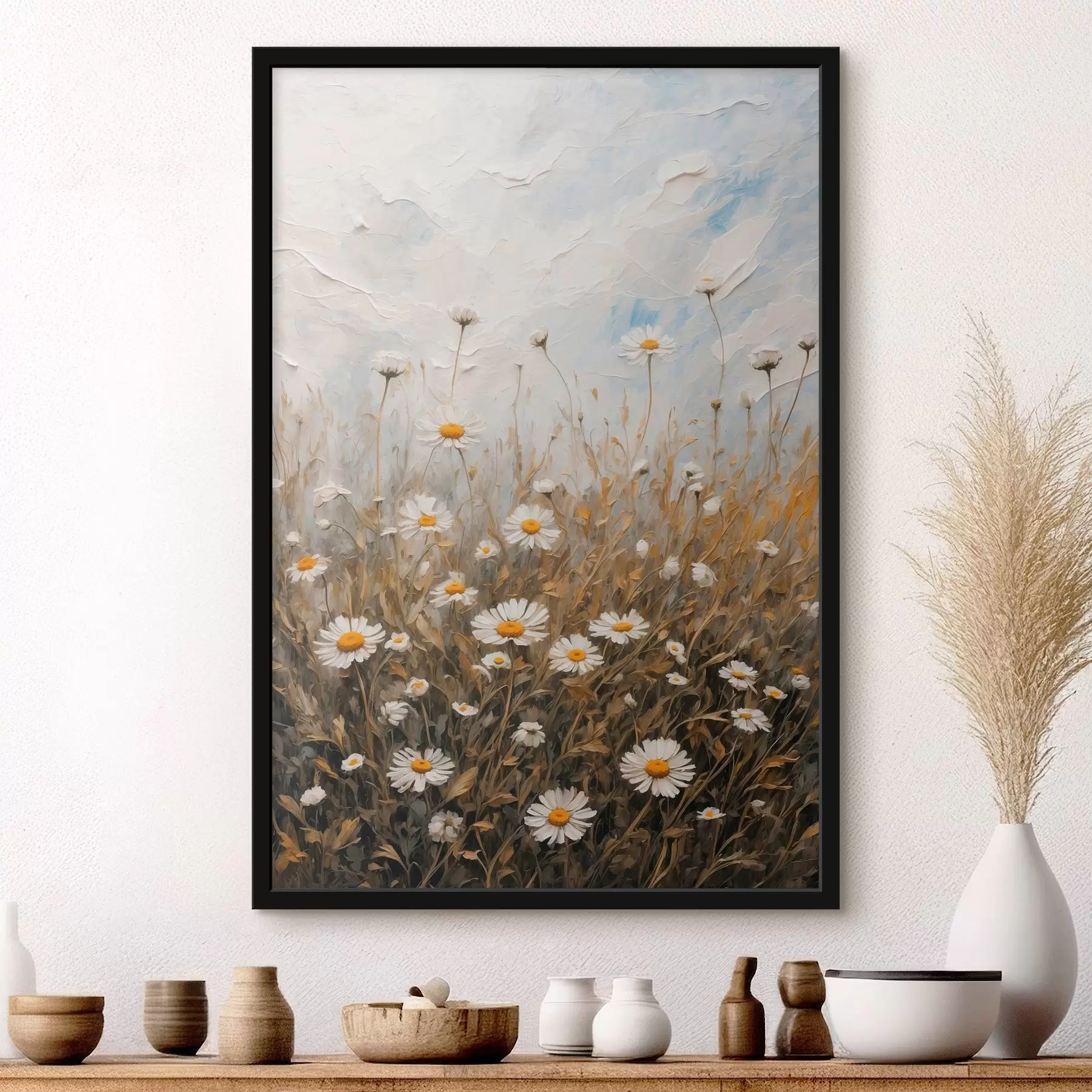 Papier peint Champ de camomille f42527