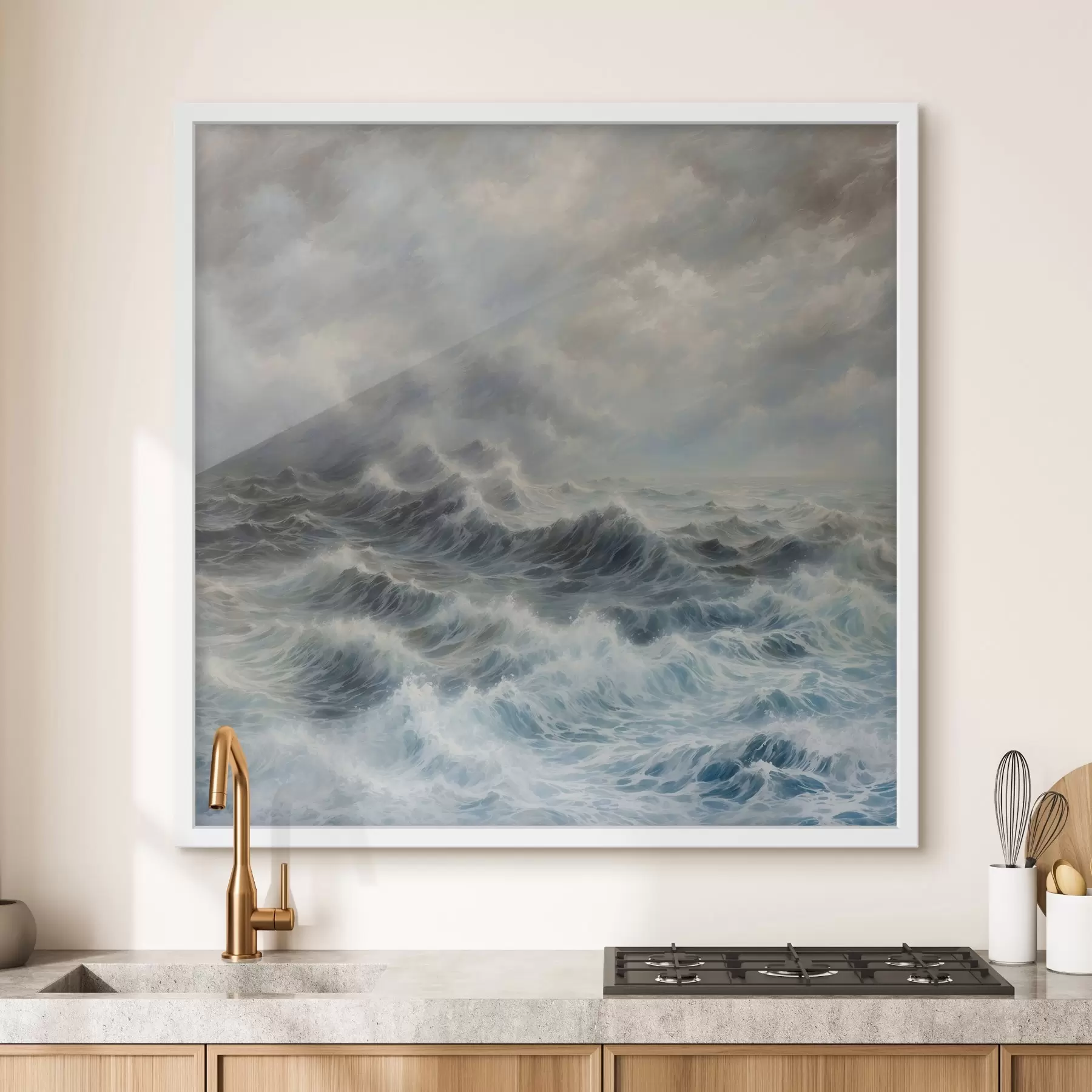 Papier peint Tempête en mer f42530