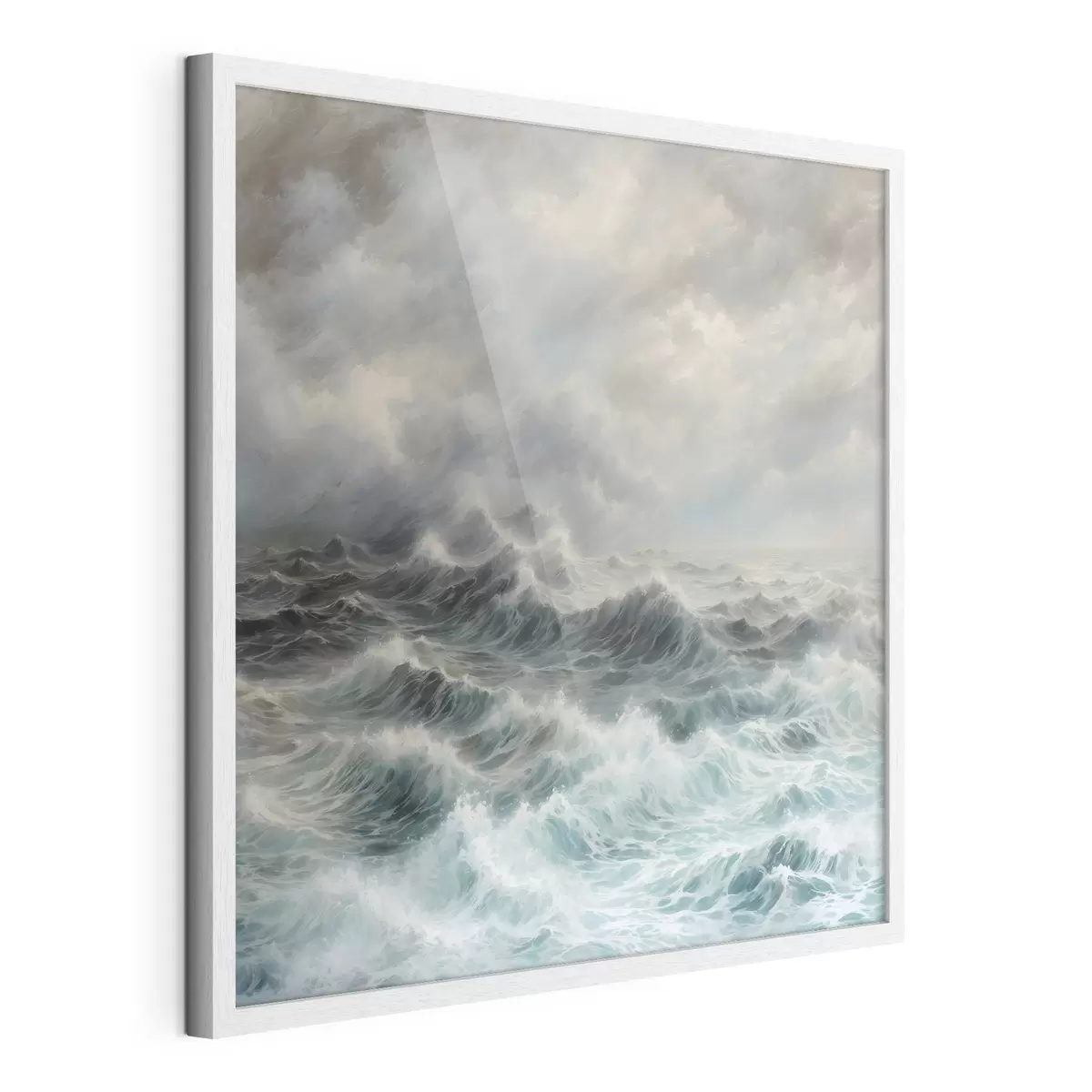 Poster Tempête en mer f42530