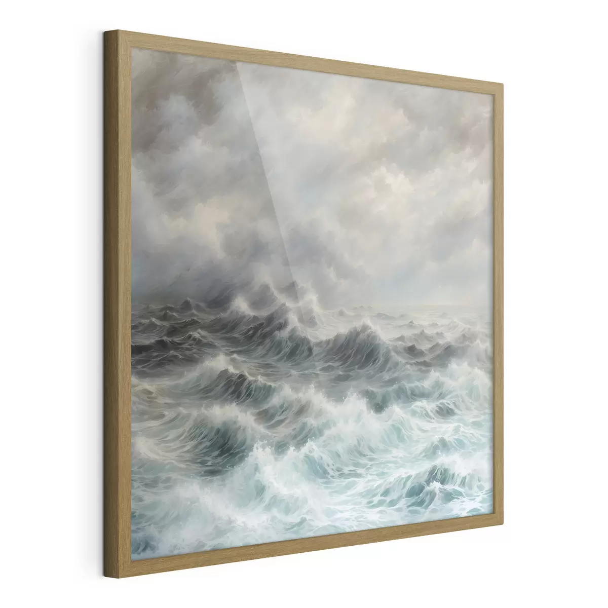 Poster Tempête en mer f42530