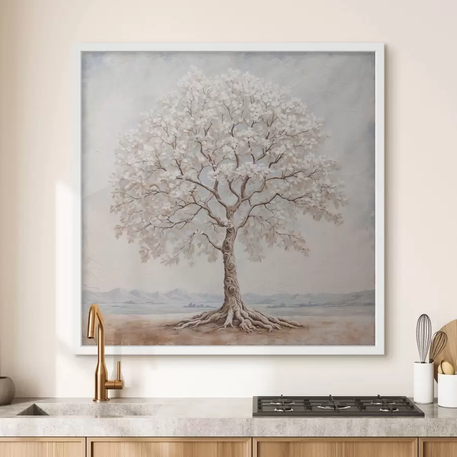 Papier peint Arbre en style cartnia à l'acrylique f42548