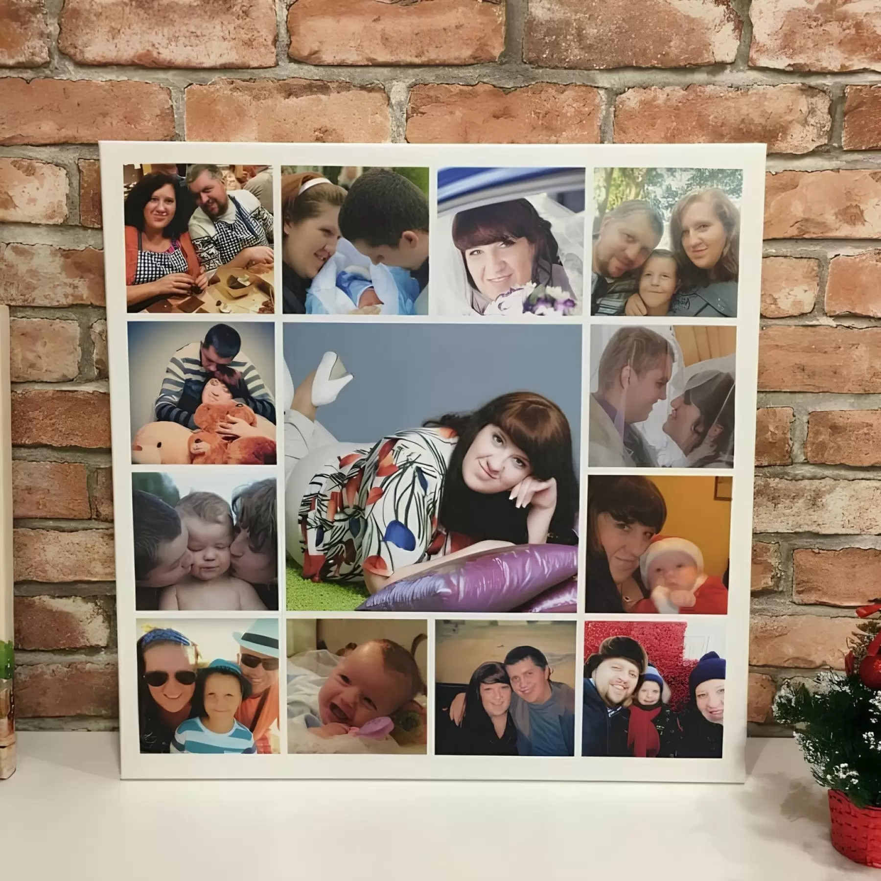 Tableau Collage photo sous forme de tableau mural s42671