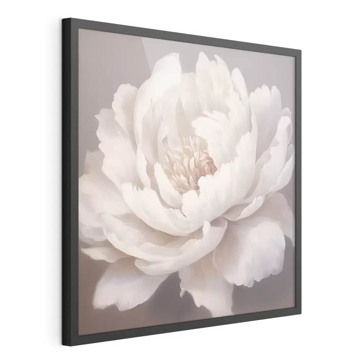 Poster Grande pivoine blanche f42637