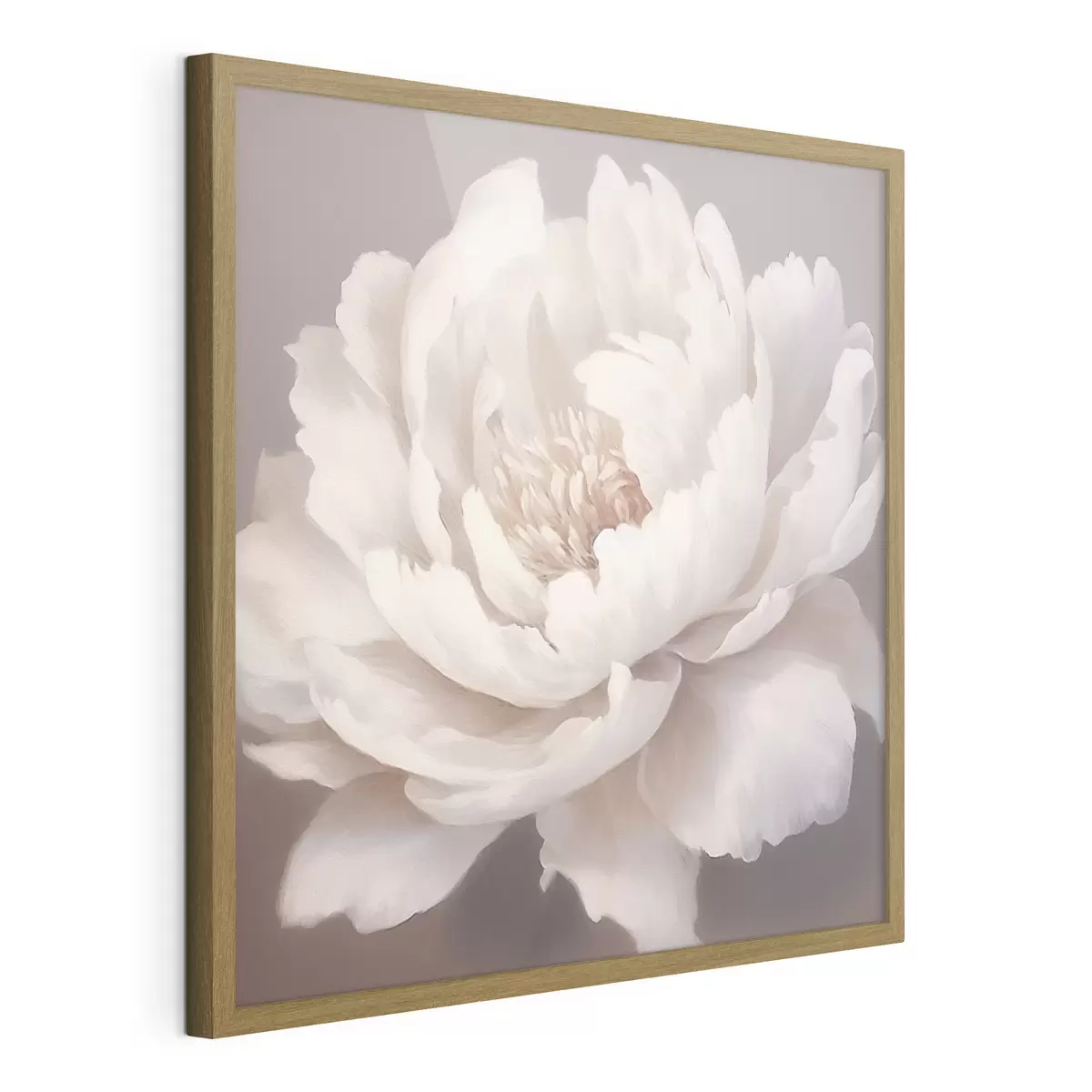 Poster Grande pivoine blanche f42637