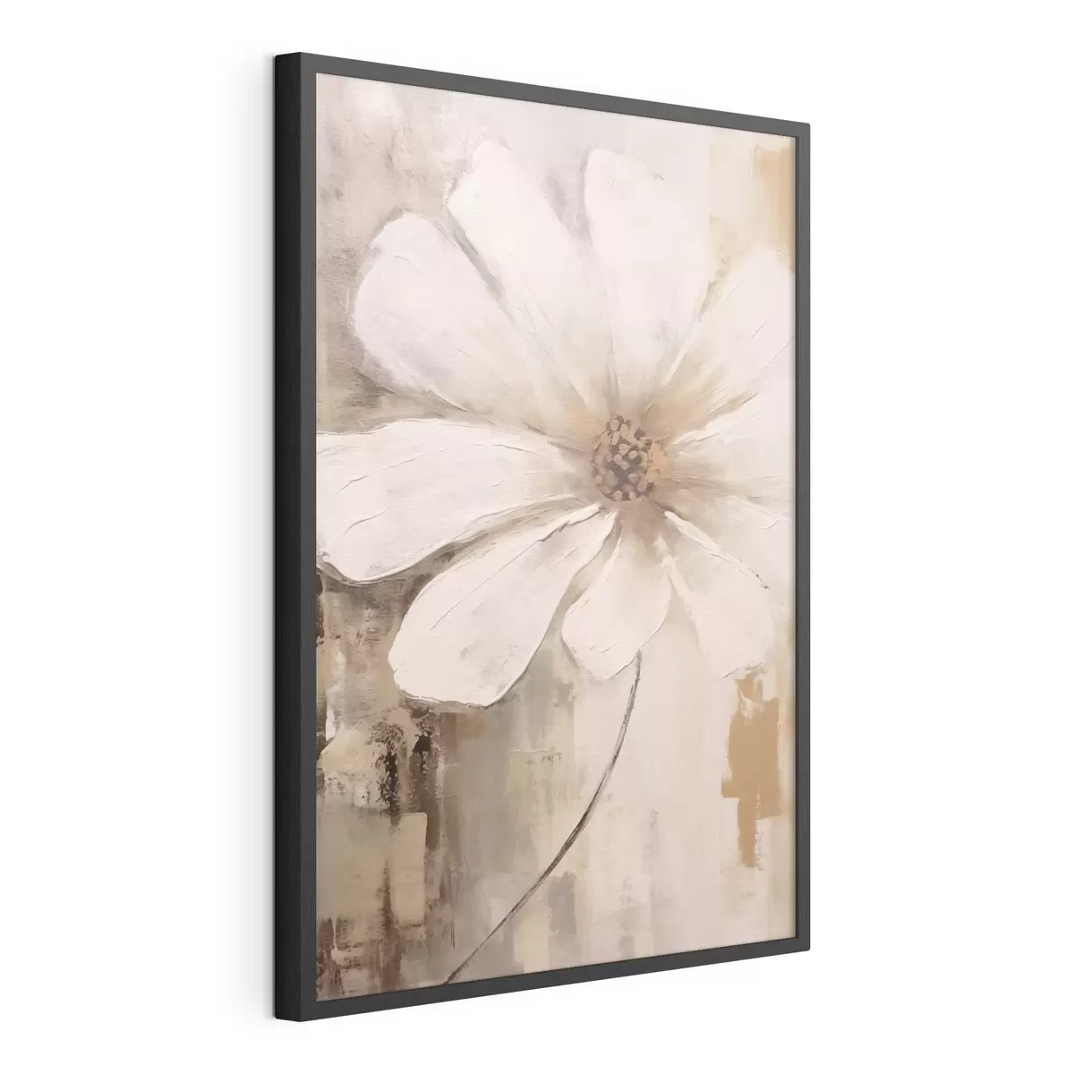 Poster Grande fleur blanche f42641