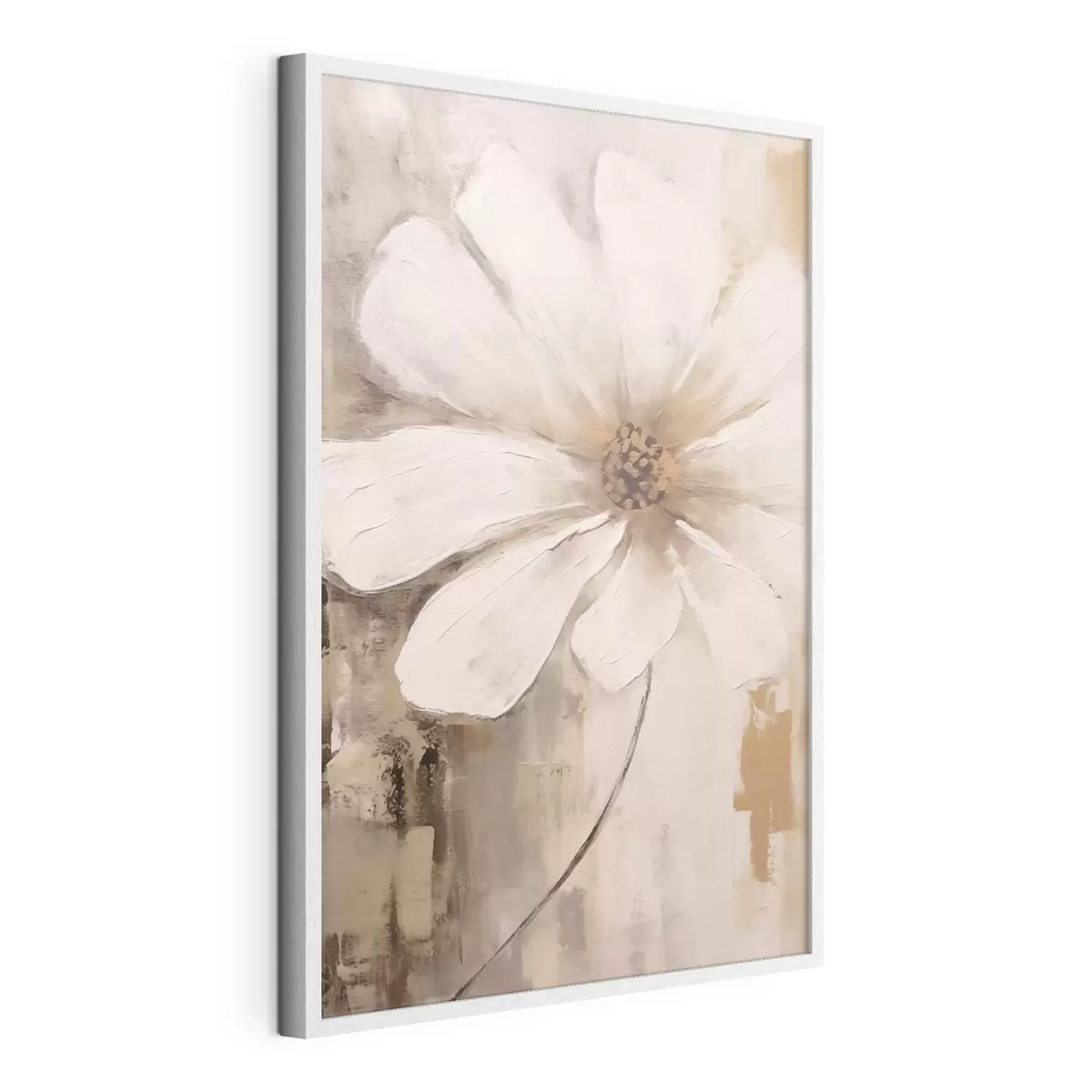 Poster Grande fleur blanche f42641