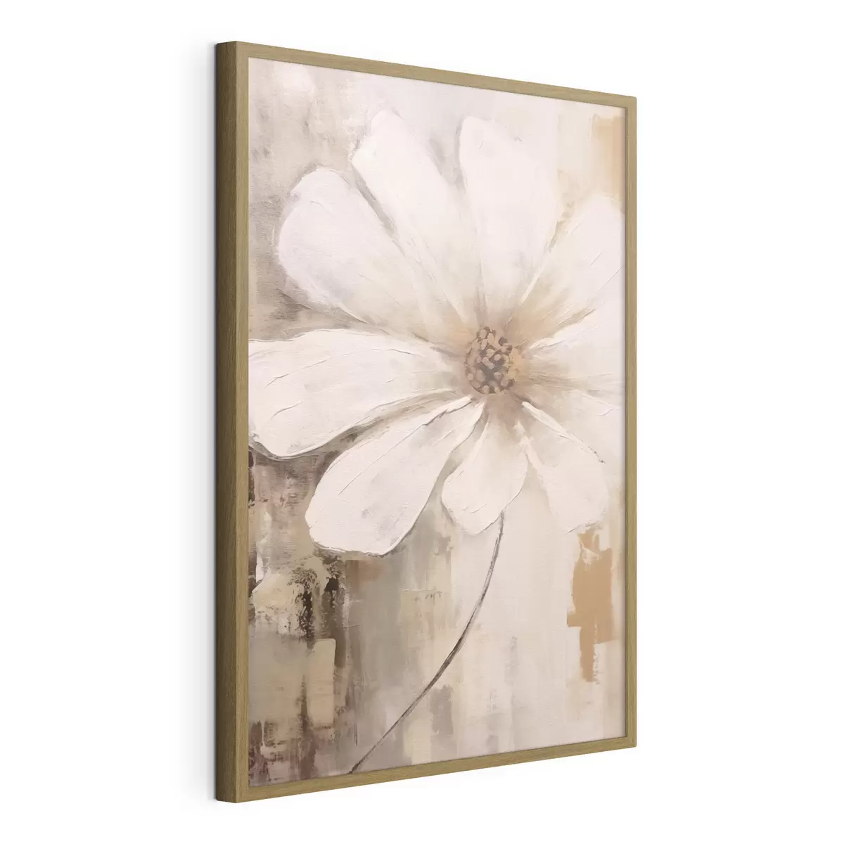 Poster Grande fleur blanche f42641