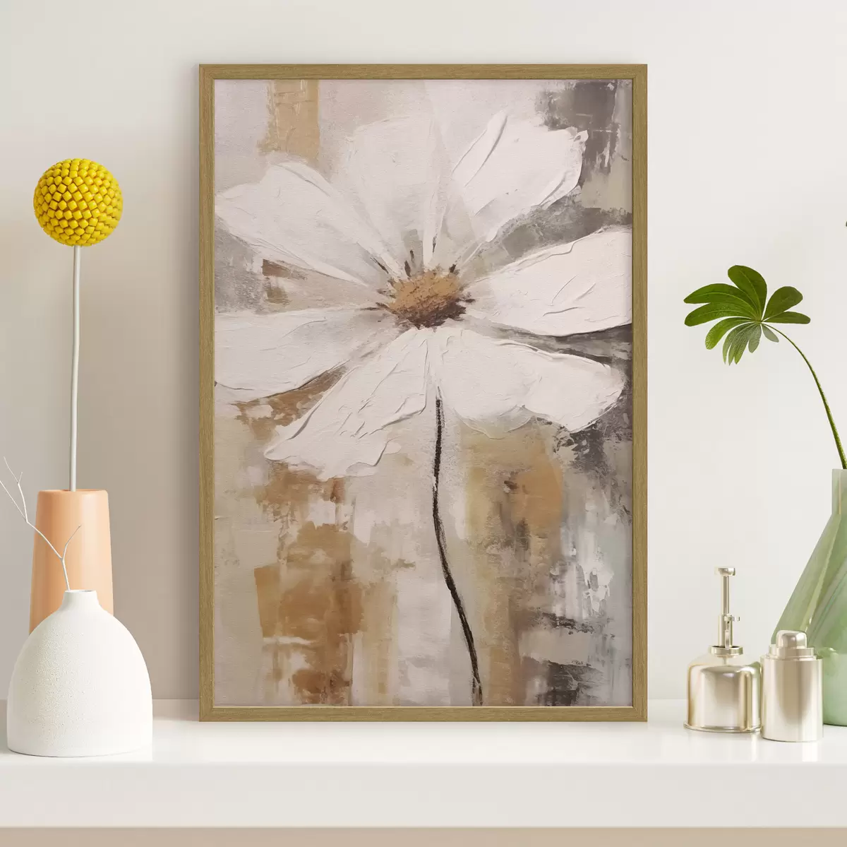 Poster Tendance grandes fleurs f42642