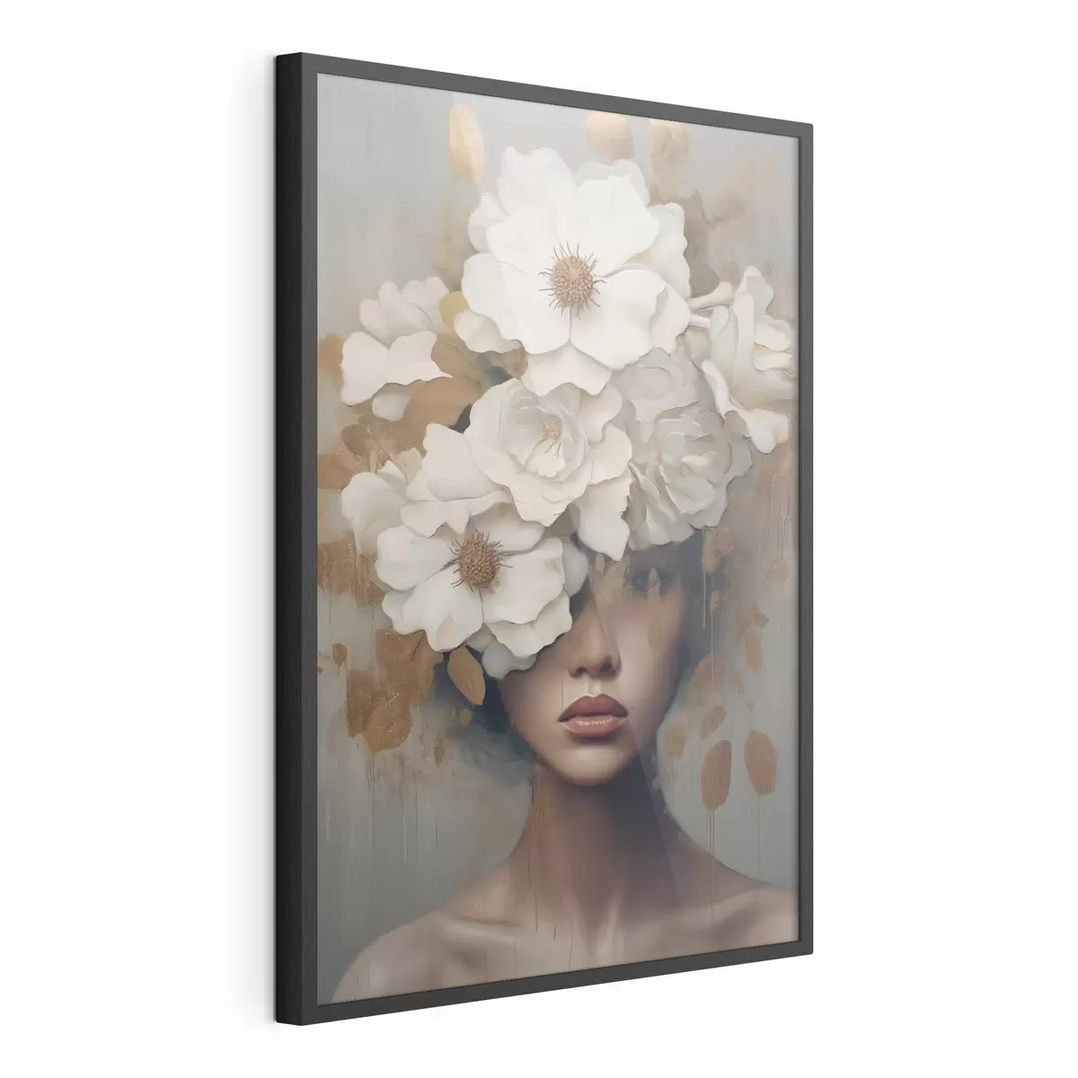 Poster Pensées blanches f42664