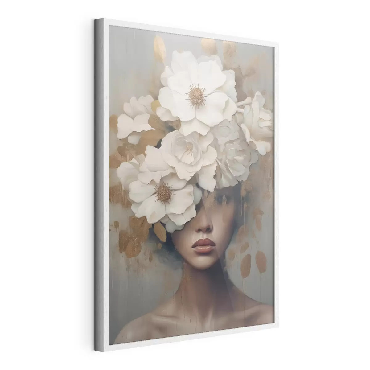 Poster Pensées blanches f42664