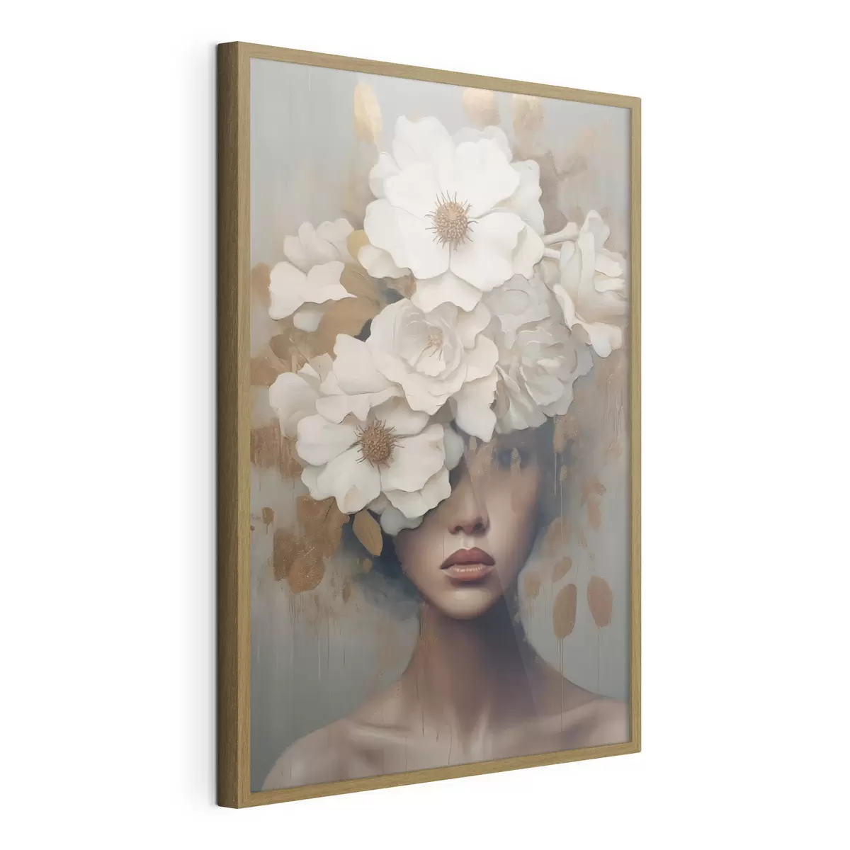 Poster Pensées blanches f42664