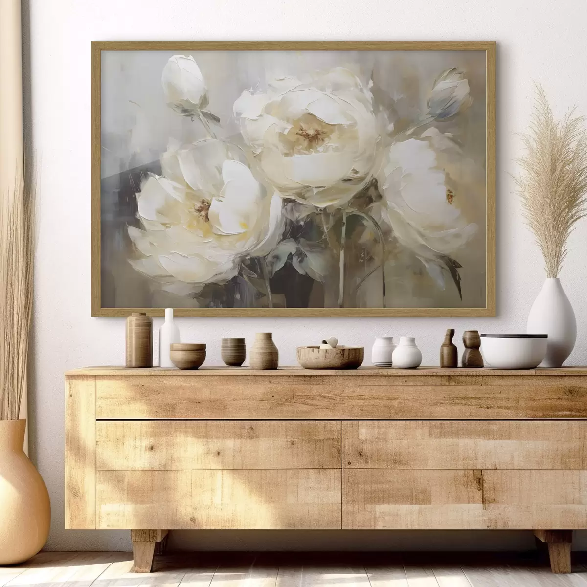 Poster Pivoines en songe f42752