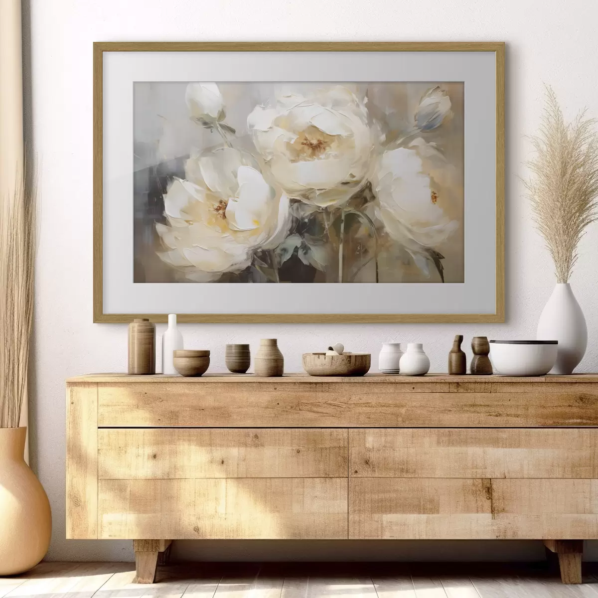 Poster Pivoines en songe f42752