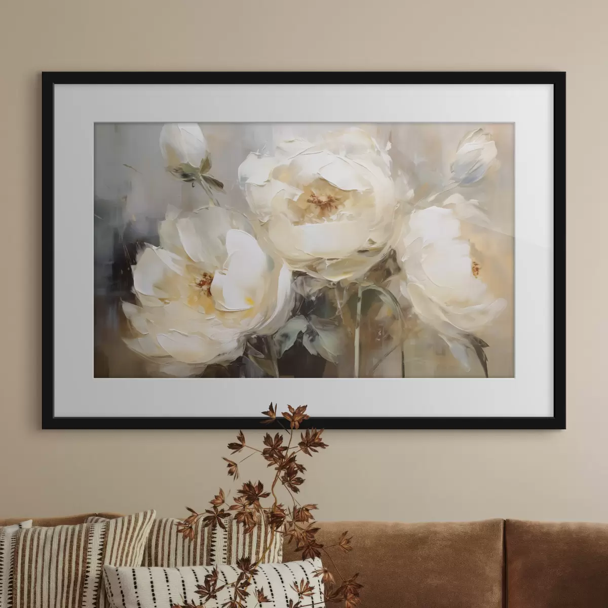 Poster Pivoines en songe f42752