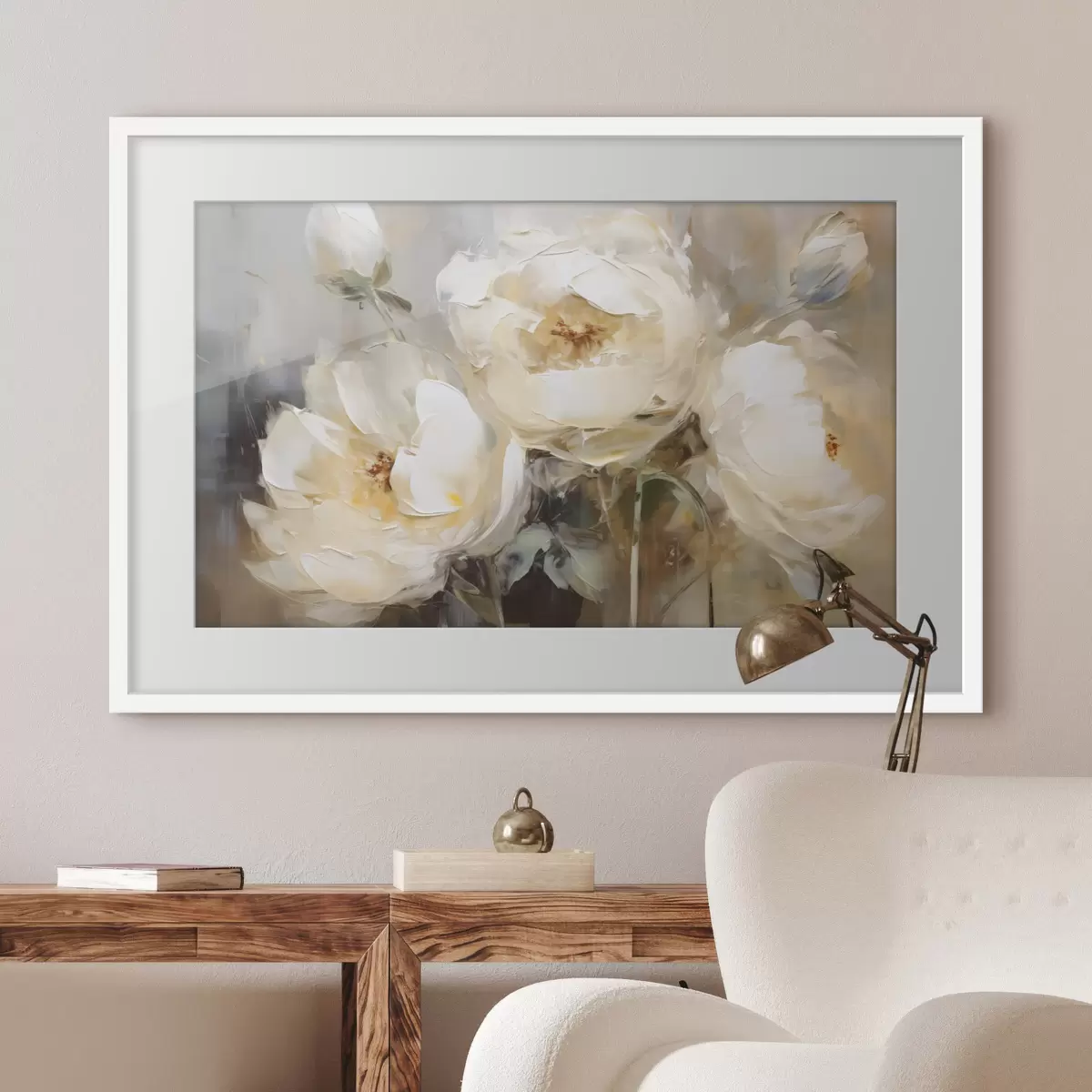 Poster Pivoines en songe f42752