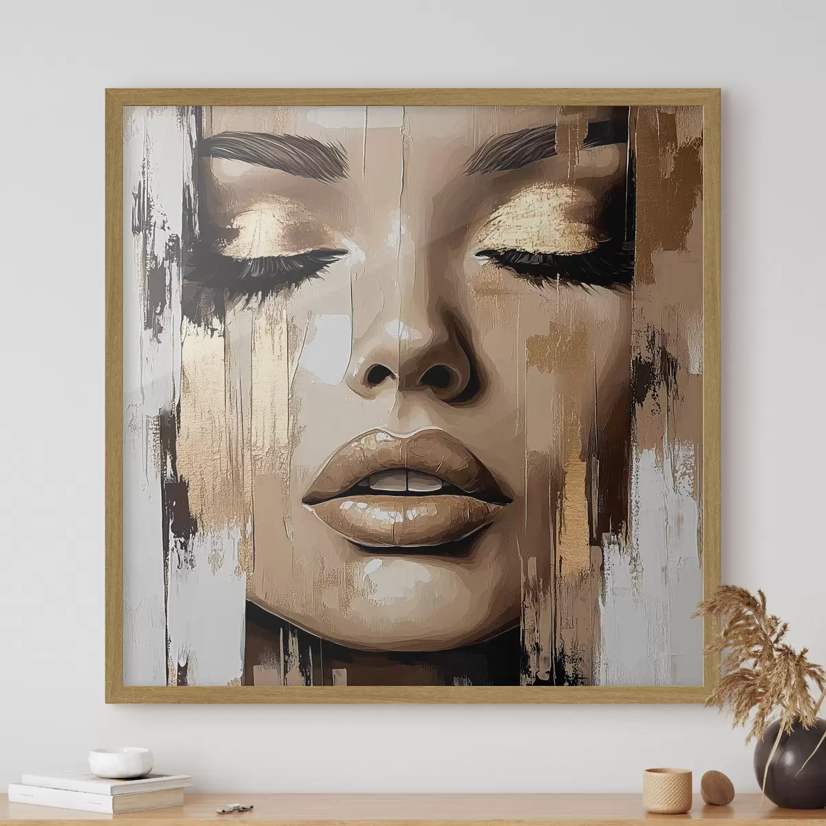 Poster Les yeux clos f42598