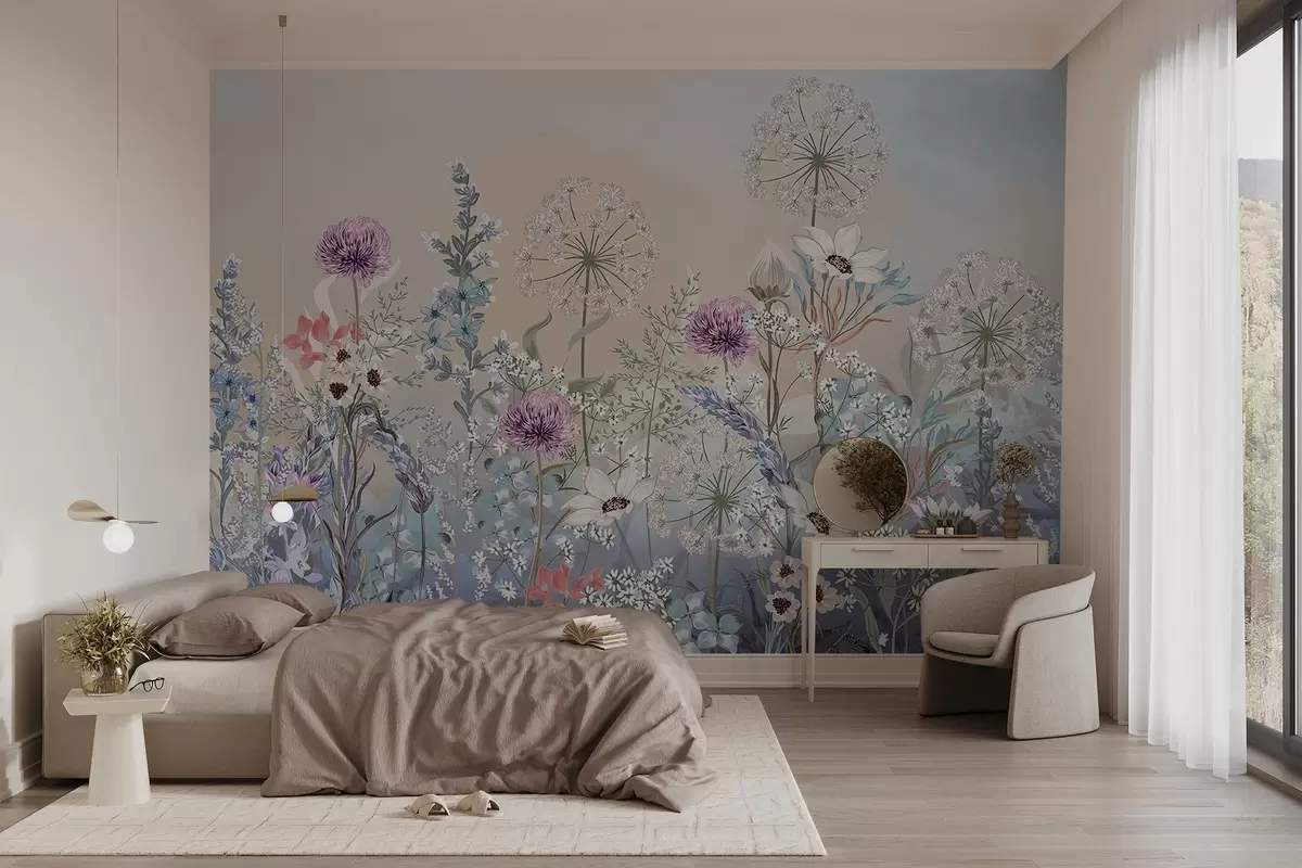 Papier Peint Un Jardin Floral Vibrant Avec Diverses Fleurs Et De L Papier Peint Un Jardin Floral Vibrant Avec Diverses Fleurs Et De L