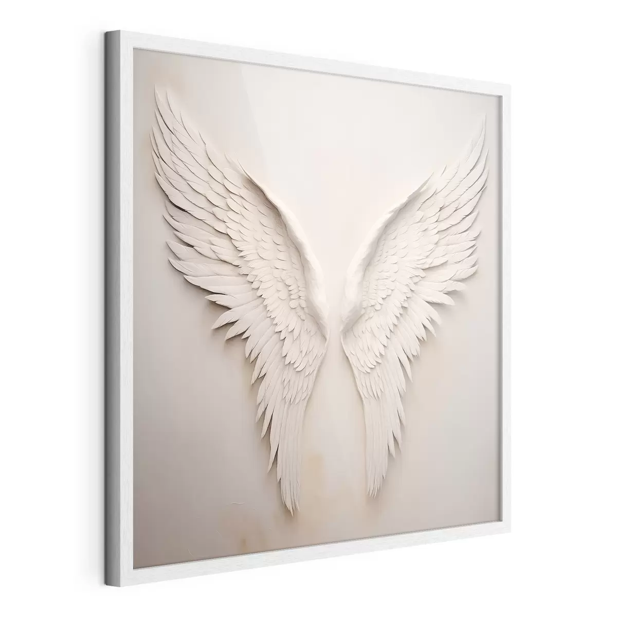 Poster Ailes blanches déployées f42816