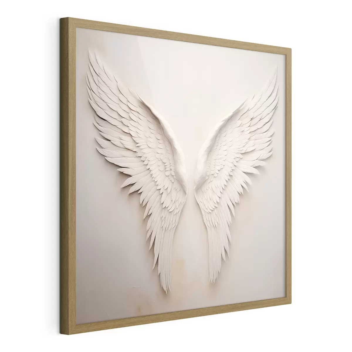 Poster Ailes blanches déployées f42816