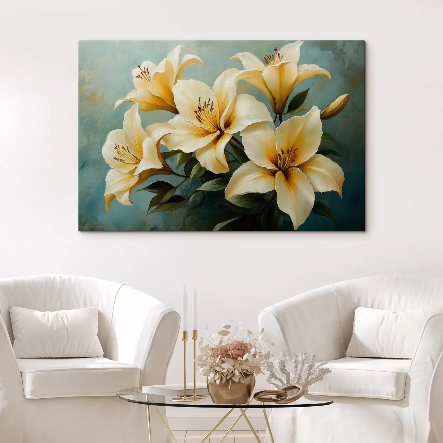 Tableau Grands lys s42847
