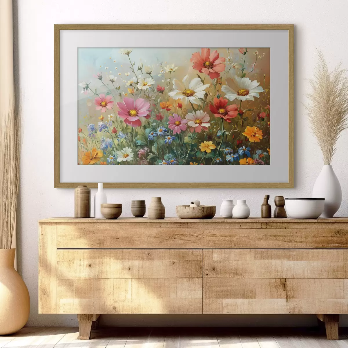Poster Fleurs sauvages lumineuses f42852