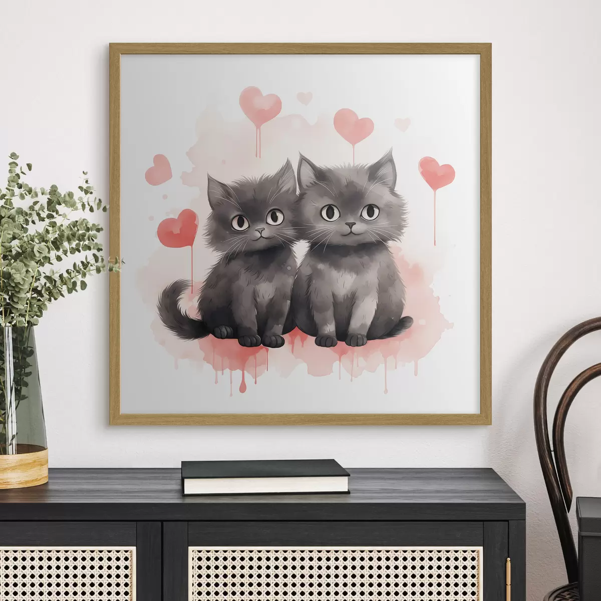 Poster Deux chatons mignons f42868