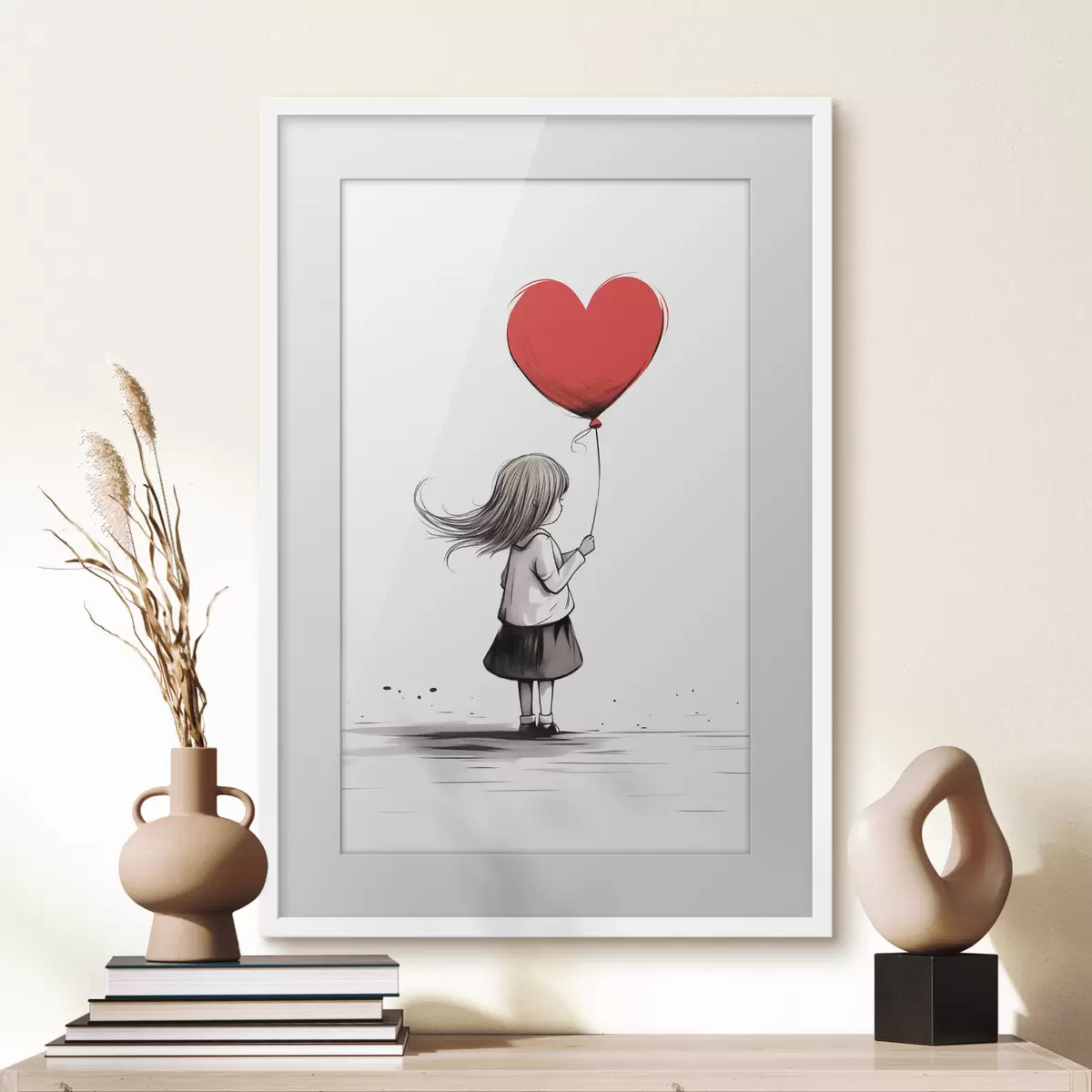 Poster Fille avec un ballon f42872