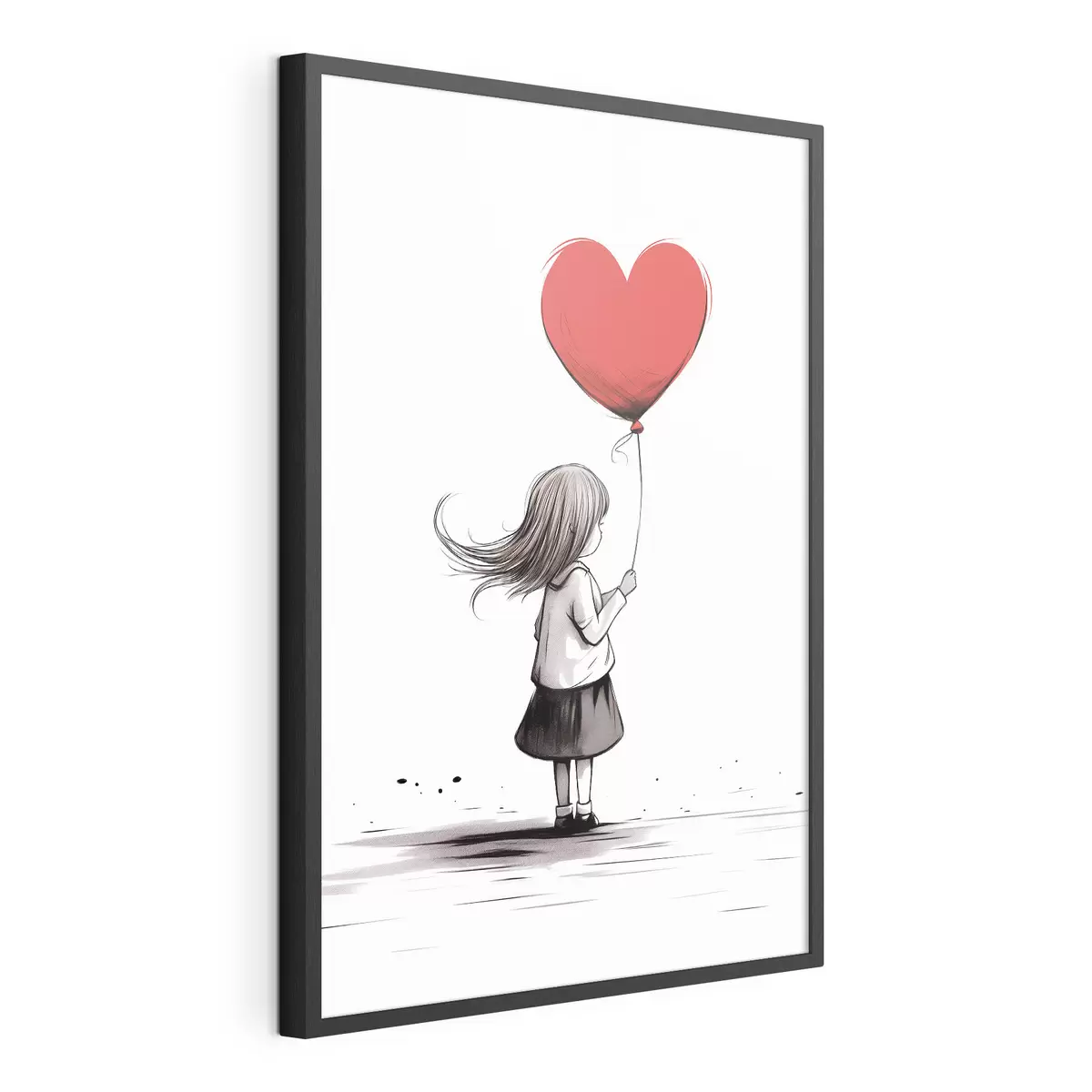 Poster Fille avec un ballon f42872