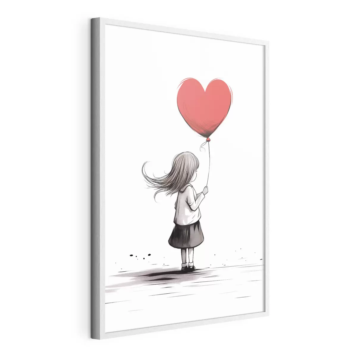 Poster Fille avec un ballon f42872