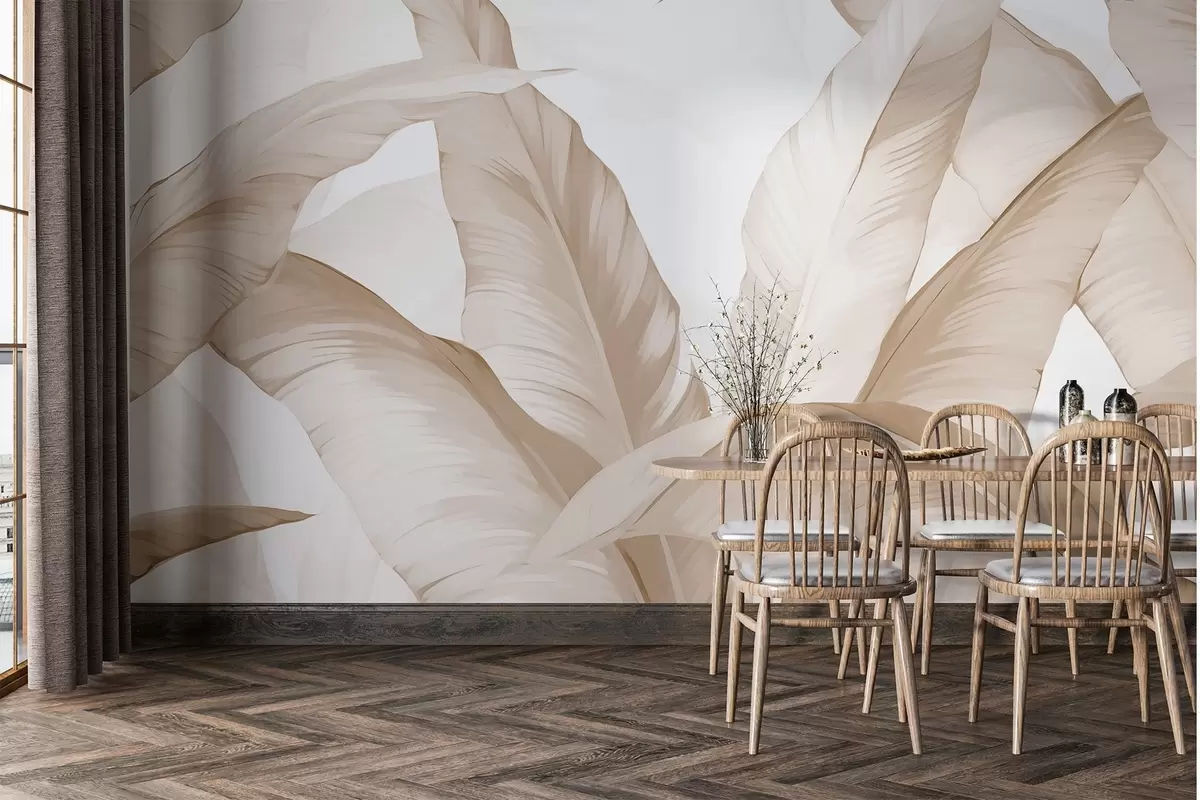 Papier peint Feuilles de bananier w02999v2 buy France - Uwalls.fr Papier peint Feuilles de bananier w02999v2