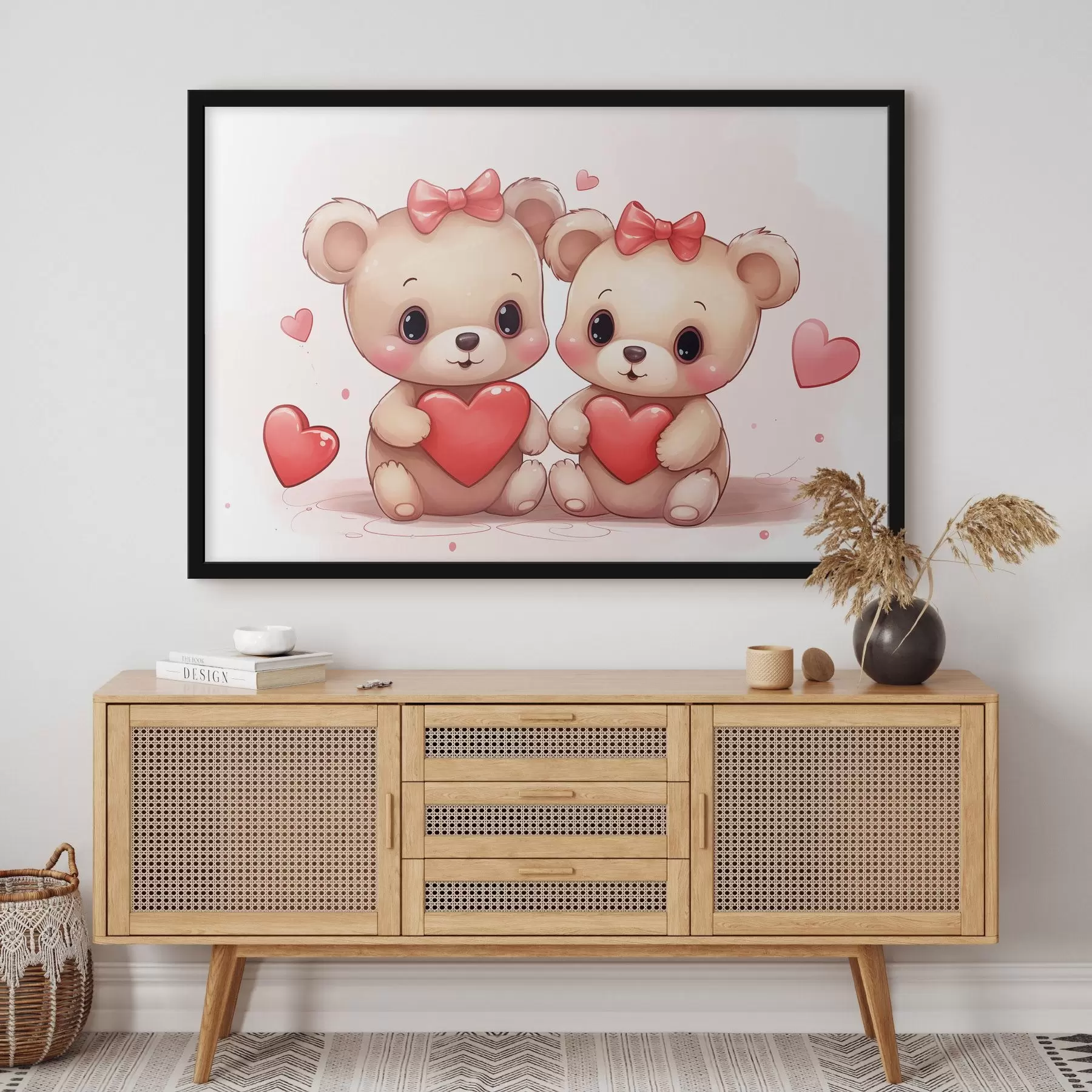 Papier peint Un couple d'ours amoureux f42878