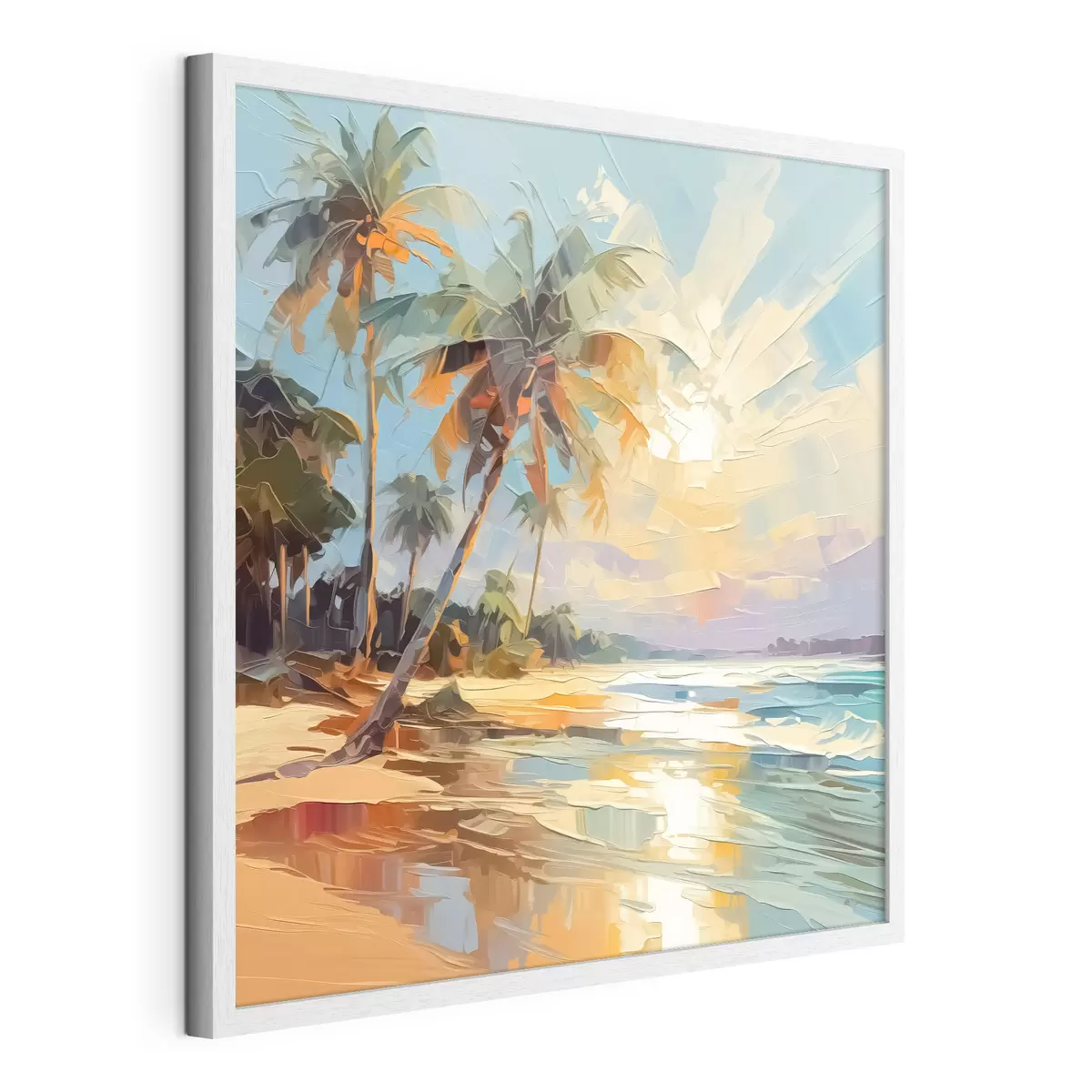 Poster Pause parmi les palmiers f42897