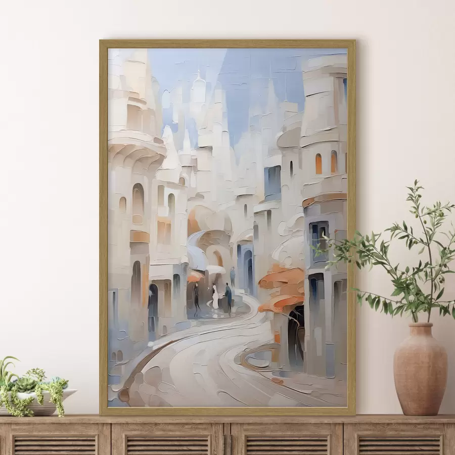 Papier peint Paysage urbain abstrait f42901