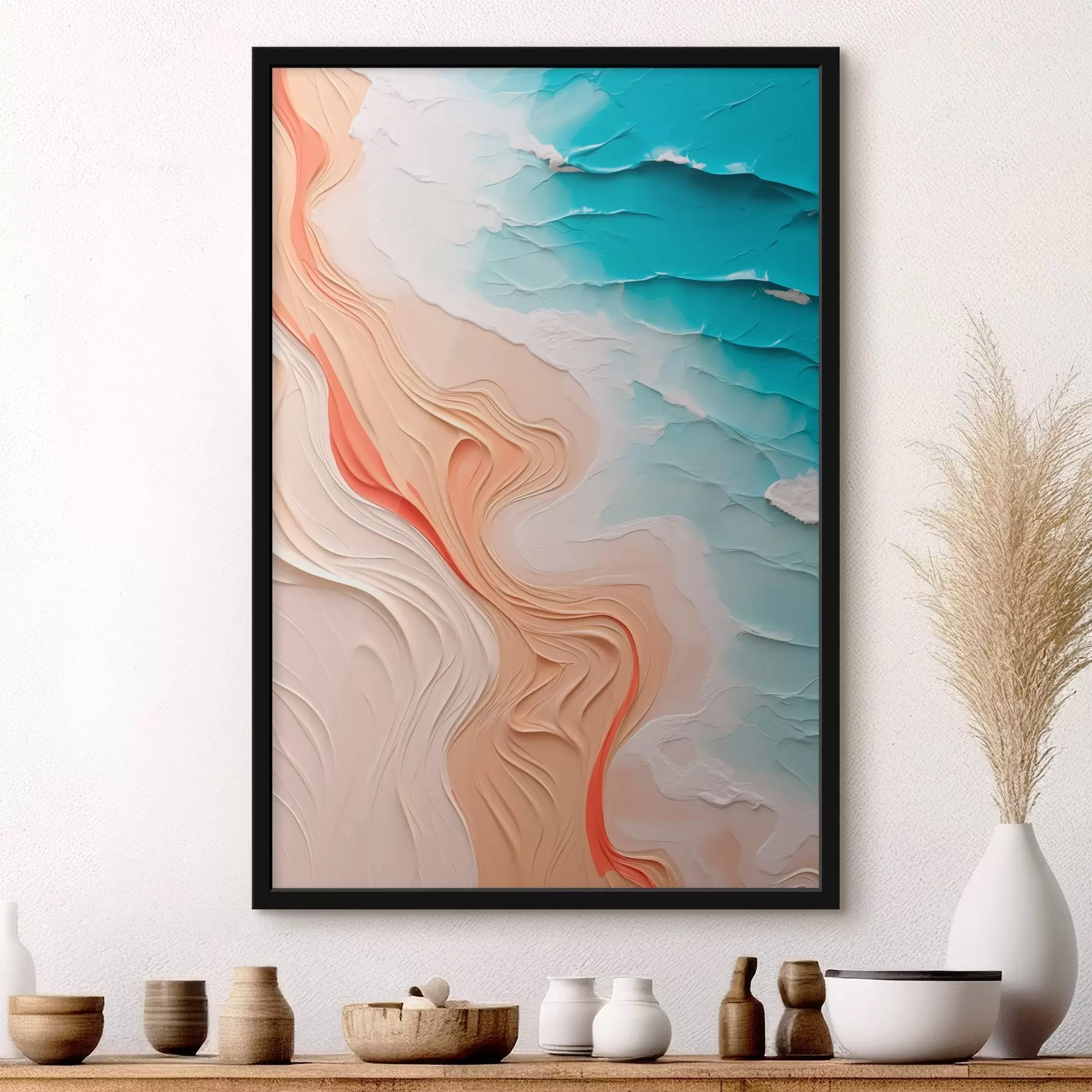 Papier peint Paysage marin abstrait f42903