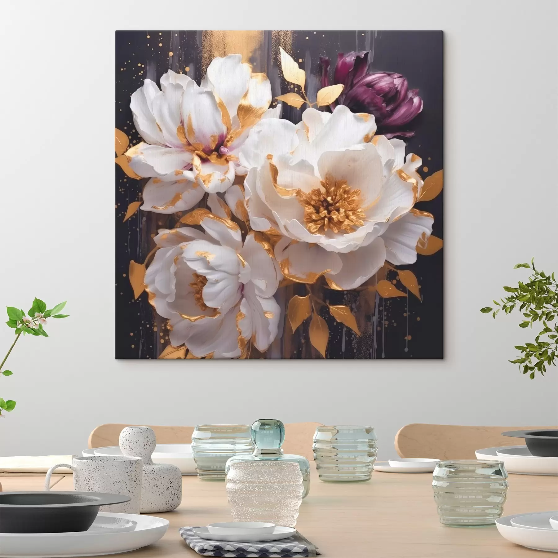 Tableau Pivoines s42954