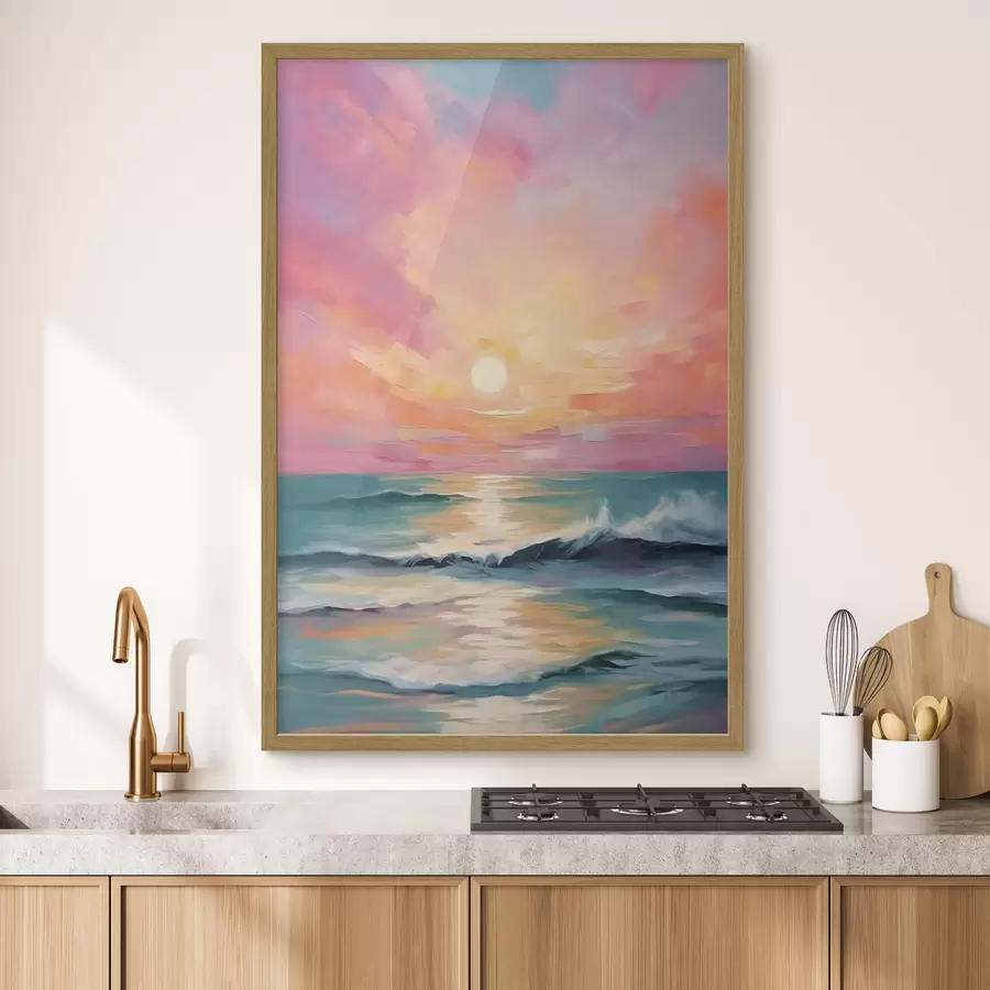 Papier peint Aube de la mer au lever du soleil f42943