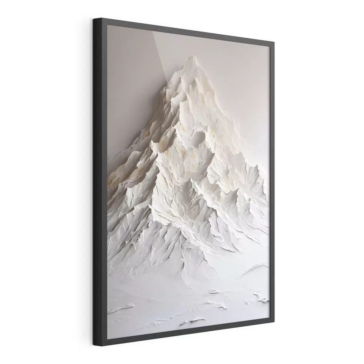 Poster Montagne enneigée en peinture à l'huile f42760