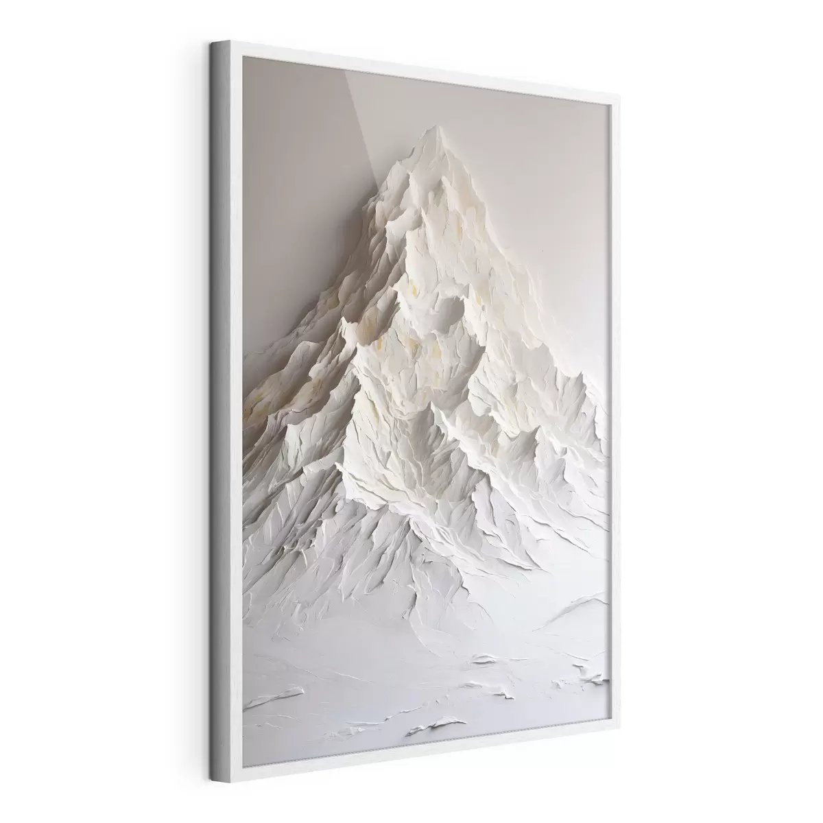 Poster Montagne enneigée en peinture à l'huile f42760