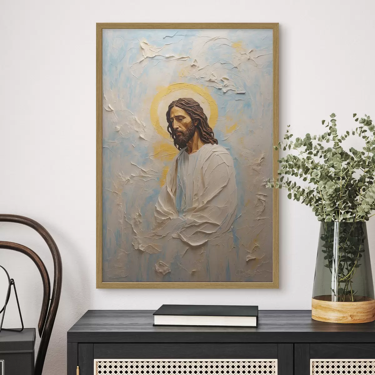 Poster Jésus-Christ en style peinture à l'huile f42768