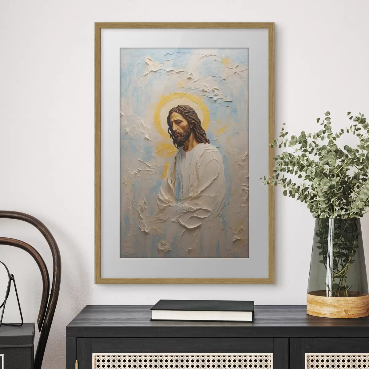 Poster Jésus-Christ en style peinture à l'huile f42768