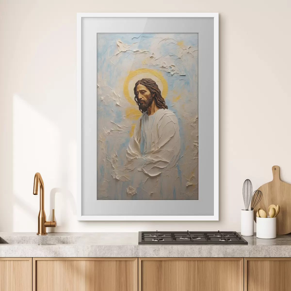 Poster Jésus-Christ en style peinture à l'huile f42768