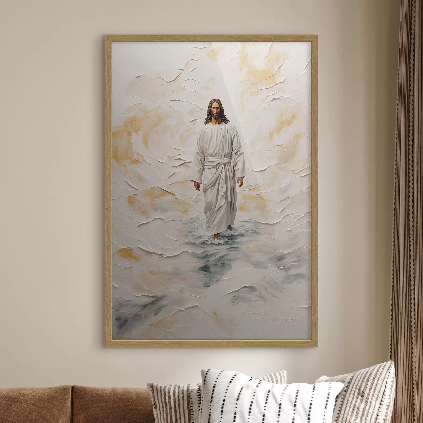 Papier peint Le Christ sur l’eau f42769