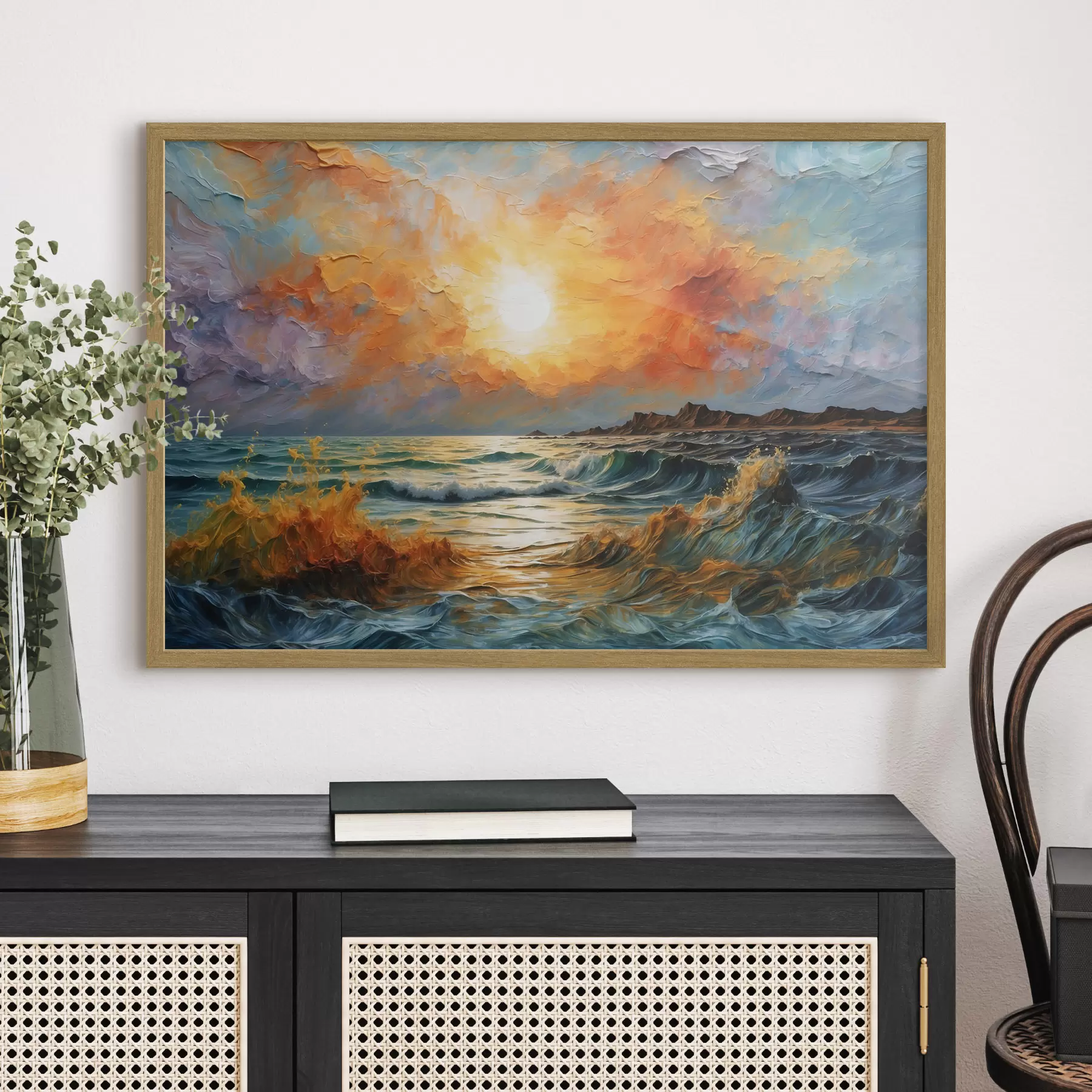 Papier peint La mer embrase le ciel f42920
