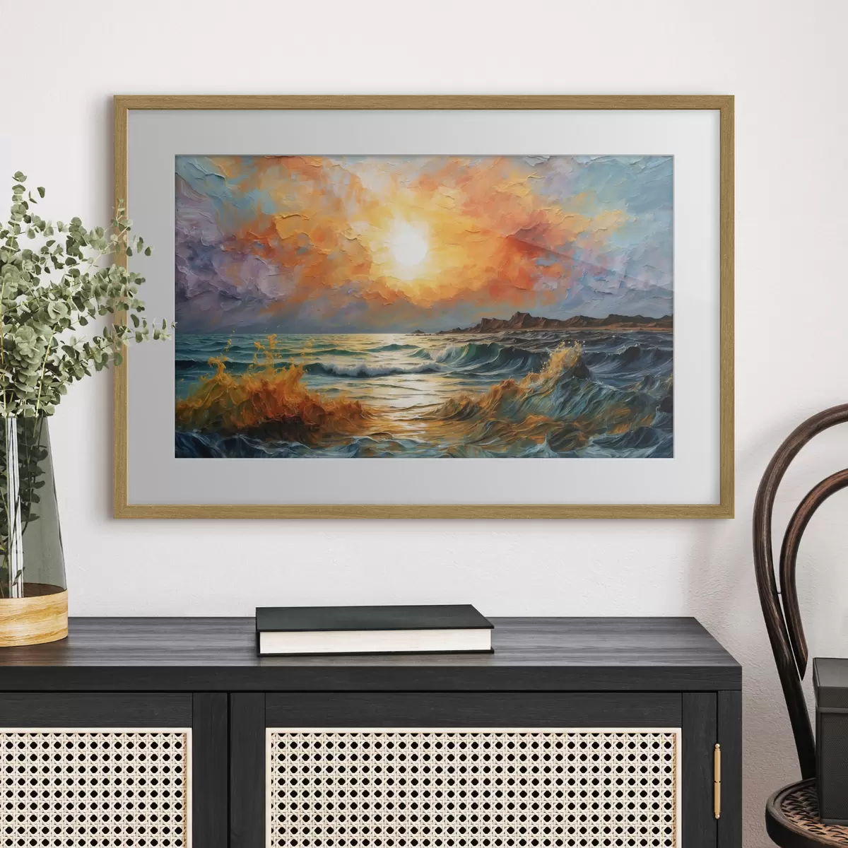 Poster La mer embrase le ciel f42920